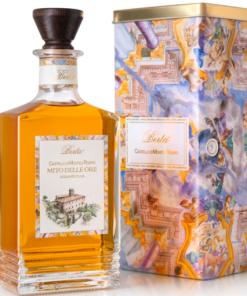 ACQUAVITE D’UVA MITO DELLE ORE IN LATTA DECORATA – Berta Distillerie