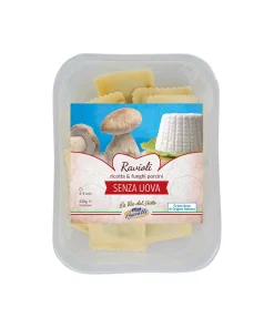 Italian dumplings with ricotta and porcini mushrooms