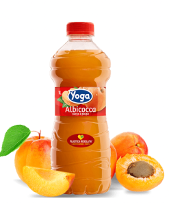 YOGA – Succo di Frutta, ALBICOCCA, bottiglia da 1 lt.